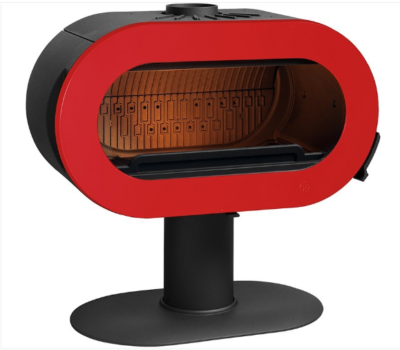 Піч-камін Invicta FIFTY червона емаль